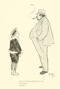 Tecknad film av Phil May, från 1890-talet (litho) av Phil May