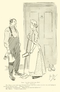 Tecknad film av Phil May, från 1890-talet (litho) av Phil May