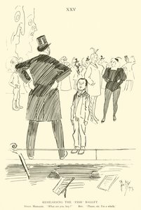 Tecknad film av Phil May, från 1890-talet (litho) av Phil May