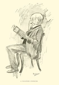 Tecknad film av Phil May, från 1890-talet (litho) av Phil May
