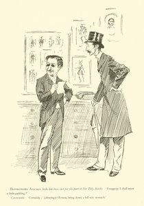 Tecknad film av Phil May, från 1890-talet (litho) av Phil May