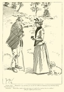 Tecknad film av Phil May, från 1890-talet (litho) av Phil May