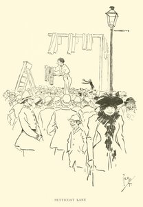 Tecknad film av Phil May, från 1890-talet (litho) av Phil May
