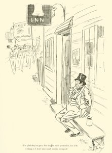 Tecknad film av Phil May, från 1890-talet (litho) av Phil May