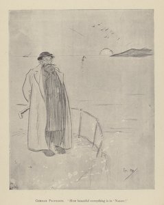 Tecknad film av Phil May, från 1890-talet (litho) av Phil May