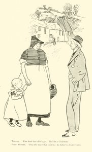 Tecknad film av Phil May, från 1890-talet (litho) av Phil May