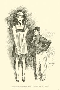Tecknad film av Phil May, från 1890-talet (litho) av Phil May