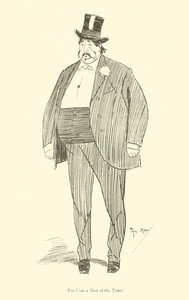 Tecknad film av Phil May, från 1890-talet (litho) av Phil May