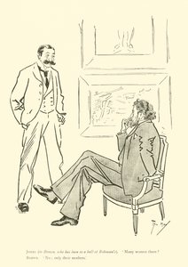 Tecknad film av Phil May, från 1890-talet (litho) av Phil May