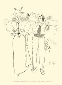 Tecknad film av Phil May, från 1890-talet (litho) av Phil May