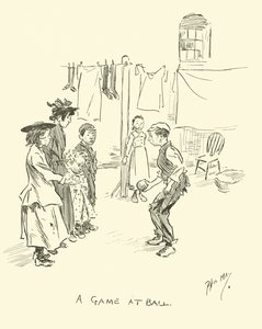 Illustration för Phil Mays Gutter-Snipes av Phil May
