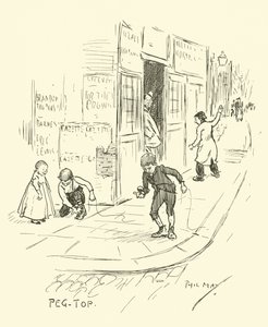 Illustration för Phil Mays Gutter-Snipes av Phil May
