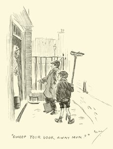 Illustration för Phil Mays Gutter-Snipes av Phil May