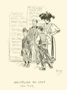 Illustration för Phil Mays Gutter-Snipes av Phil May