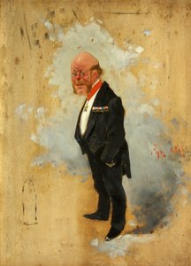 Melton Prior (olja på pannå) av Phil May