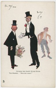 Utanför Gaiety Stage Door av Phil May