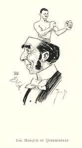 Markisen av Queensberry (litho) av Phil May