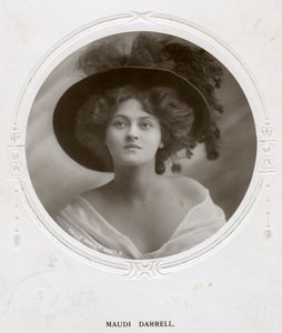 Maudi Darrell, brittisk skådespelerska, c1908. av Philco Publishing Company