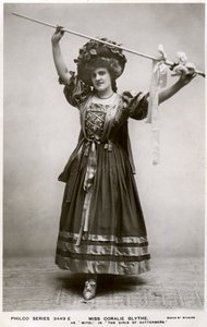 Miss Coralie Blythe som Mitzi, c1908. av Philco Publishing Company