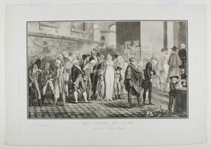 Morgonärenden, eller den rike mannens dörr av Philibert-Louis Debucourt