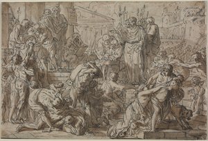 Romerskt ämne, 1700-tal. av Philibert Benoît Delarue