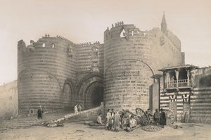 Porten till Saladins citadell av Philibert Joseph Girault de Prangey