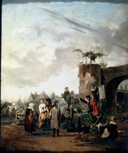 En charlatan, tidigt 1780-tal. av Philibert Louis Debucourt
