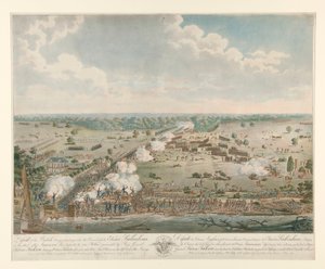 Den brittiska arméns nederlag (Slaget vid New Orleans) av Philibert Louis Debucourt