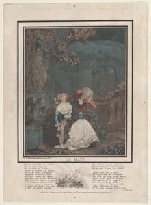Handen, 1788. av Philibert Louis Debucourt