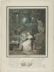 Rosen av Philibert Louis Debucourt