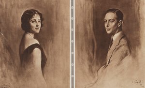 Kung George VI och drottning Elizabeth
