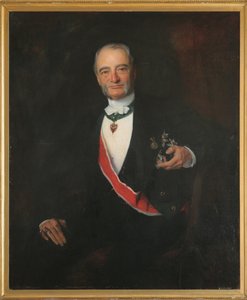 Porträtt av Bohuslav, greve Chotek av Chotkow och Wognin 1829-1896, ca. 1870.