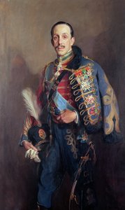 Porträtt av kung Alfonso XIII av Spanien (1886-1941)