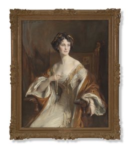 Porträtt av Winifred Cavendish-Bentinck, hertiginna av Portland