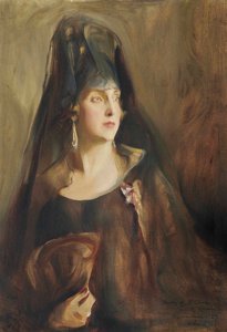Drottning Victoria Eugenie av Spanien 1887-1969, 1927.
