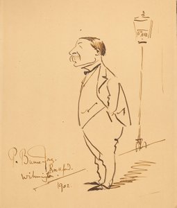 Karikatyr av Samuel Bancroft