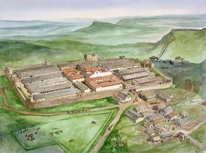 Housesteads Roman Fort, 200-talet, c1990-2010