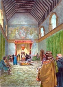 The Great Hall, Sherborne Castle, c1200-talet, 1990-2010 av Philip Corke