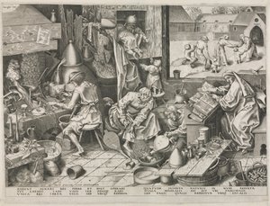 Alkemist av Philip Galle