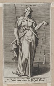Erfarenhet, från Prosopographia, ca. 1585-90., ca. 1585-90. av Philip Galle