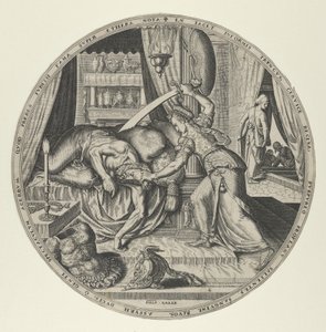 Judith från kända kvinnor från Gamla testamentet, 6 st.