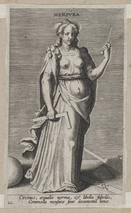 Mått, från Prosopographia, ca. 1585-90, ca. 1585-90. av Philip Galle