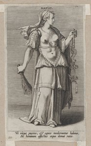 Ratio, från Prosopographia, ca. 1585-90., ca. 1585-90. av Philip Galle