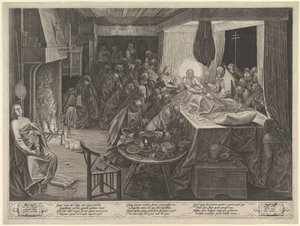 Jungfruns död, 1574. av Philip Galle