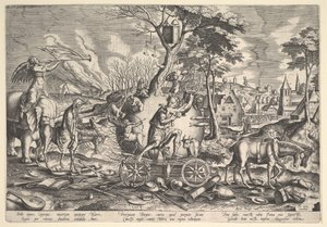 Tidens triumf, 1574. av Philip Galle
