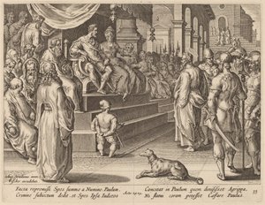 Den helige Paulus före Festus och Agrippa