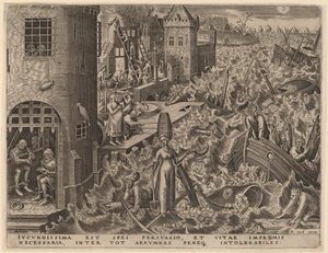Hoppas av Philip Galle after Pieter Bruegel the Elder