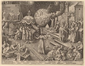 Måttlighet av Philip Galle after Pieter Bruegel the Elder