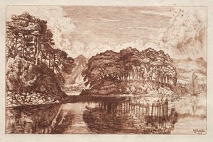 Sjön, 1875. av Philip Gilbert Hamerton