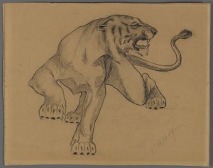Tiger (berättelse med penna på papper)